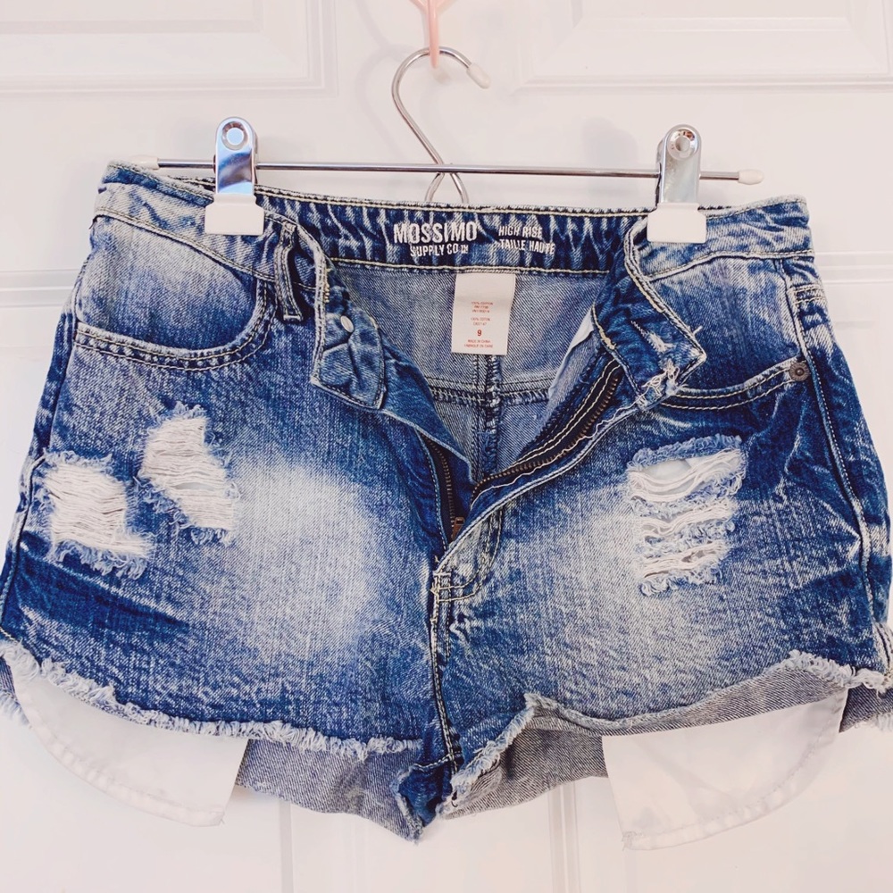 Mossimo High-waisted Jean Shorts.